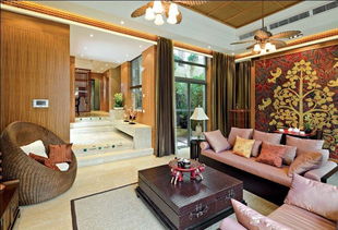 奢侈东南亚风情 上百万装修费的豪华别墅